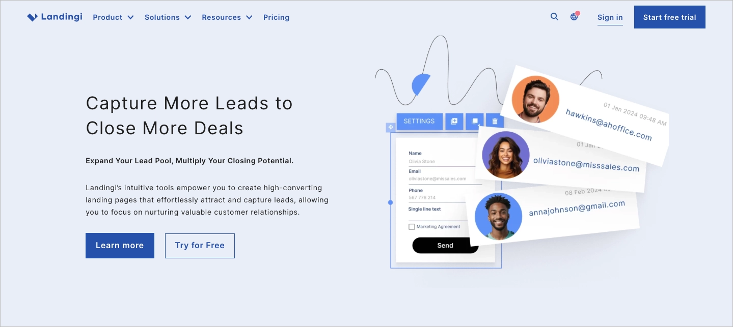 the best lead generation tool – landingi