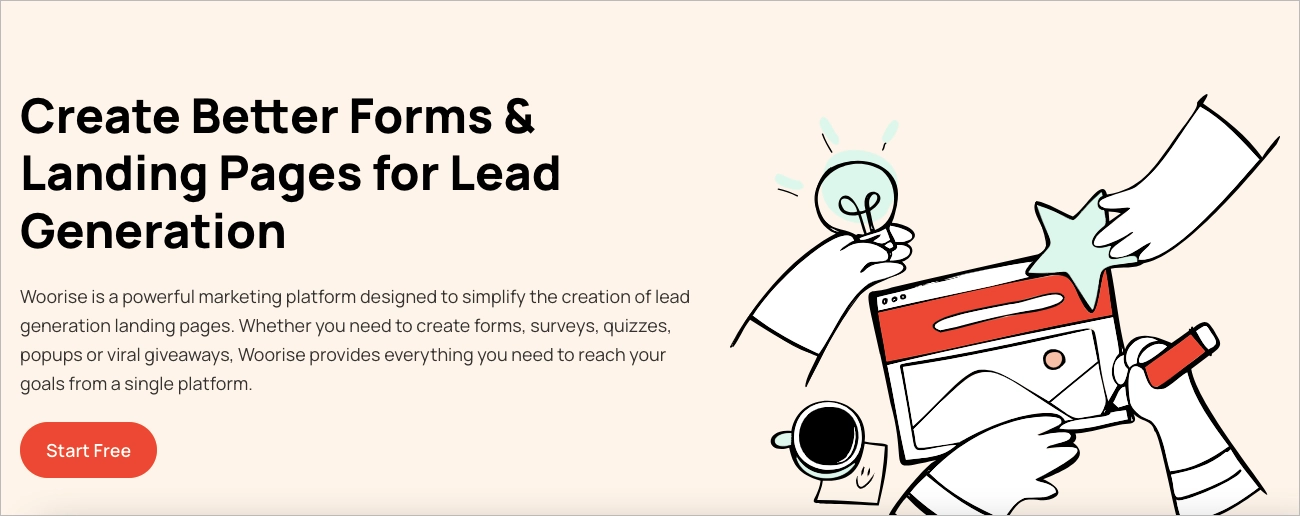 The best tools for lead generation – woorise