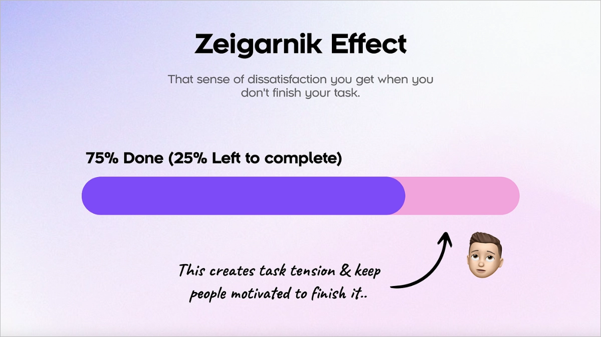 zeigarnik effect