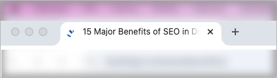 Tag tytułu – widok z karty przeglądarki