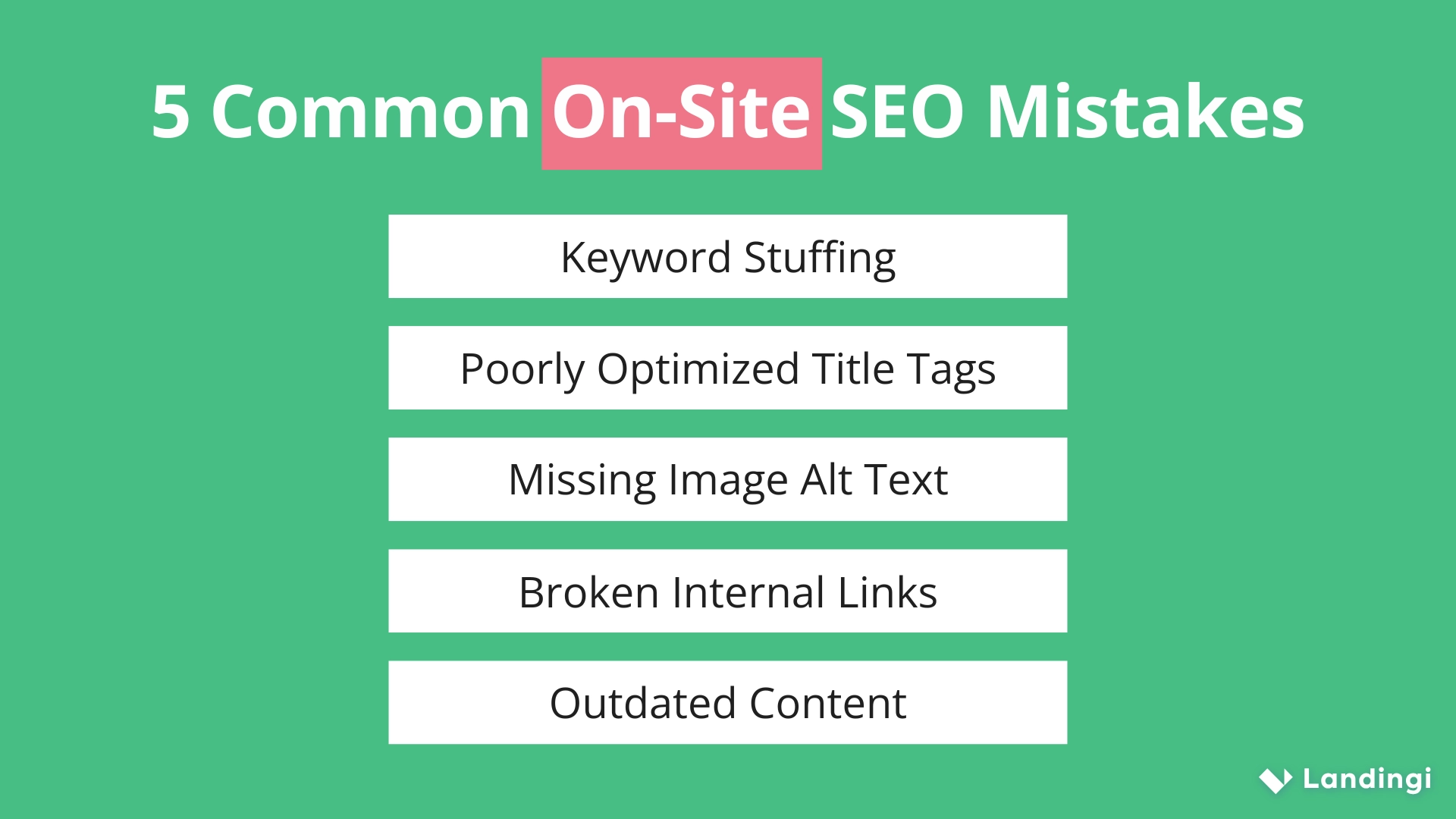 Erros comuns de SEO no site