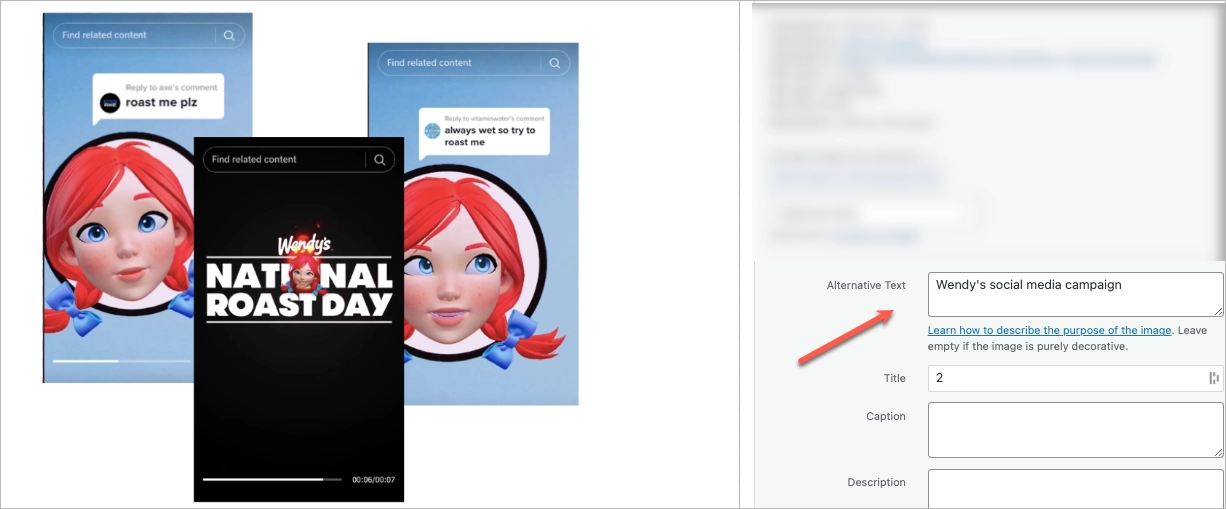 Correct Alt Text Example