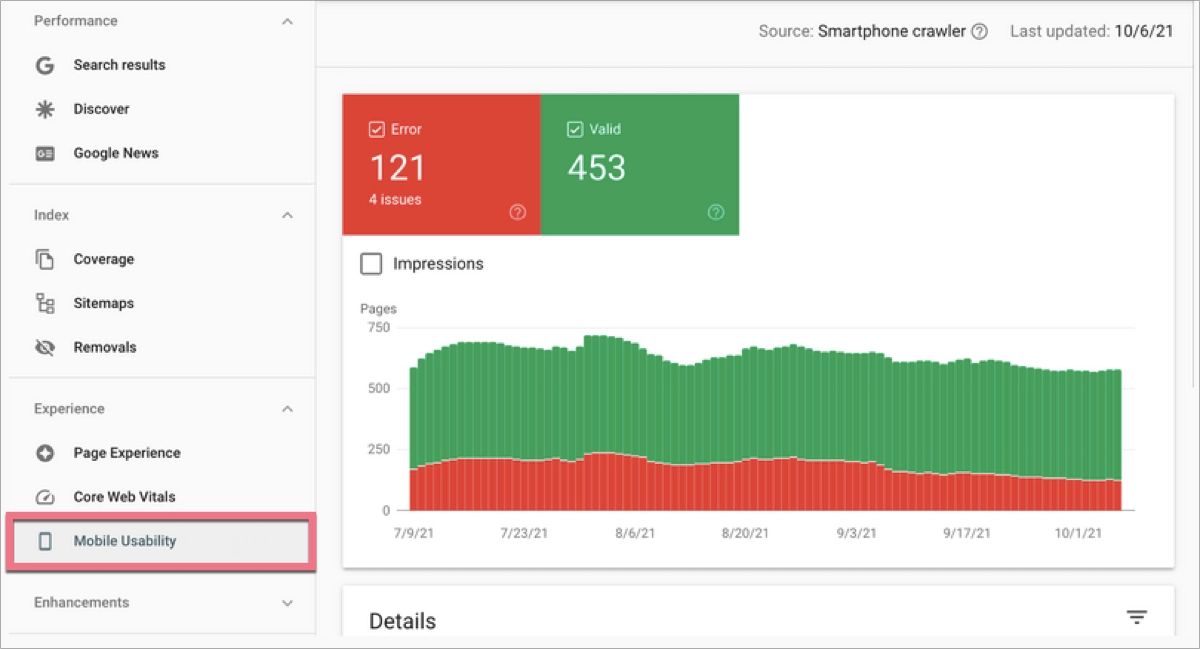 GSC Mobile Usability