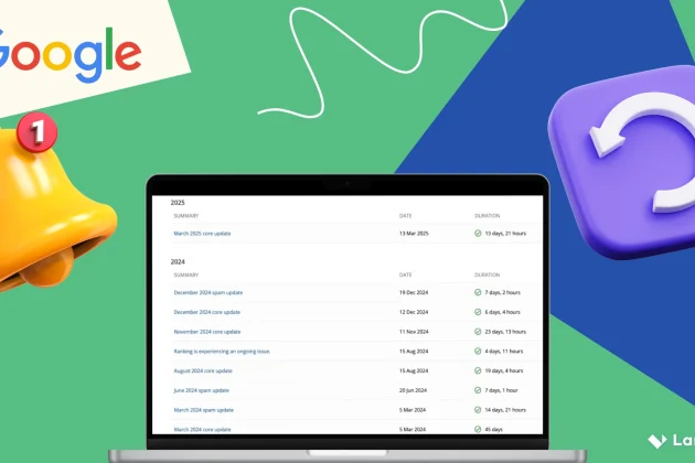 Google SEO updates – article cover