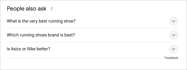 People also ask – SERP feature