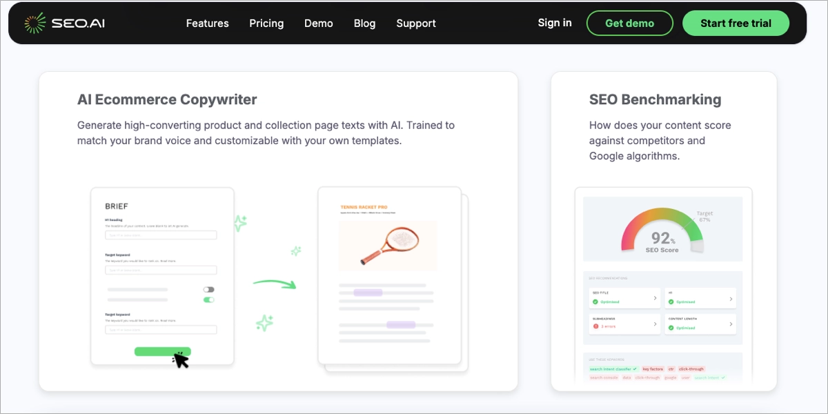 best tool for creating content for ecommerce seo tactics