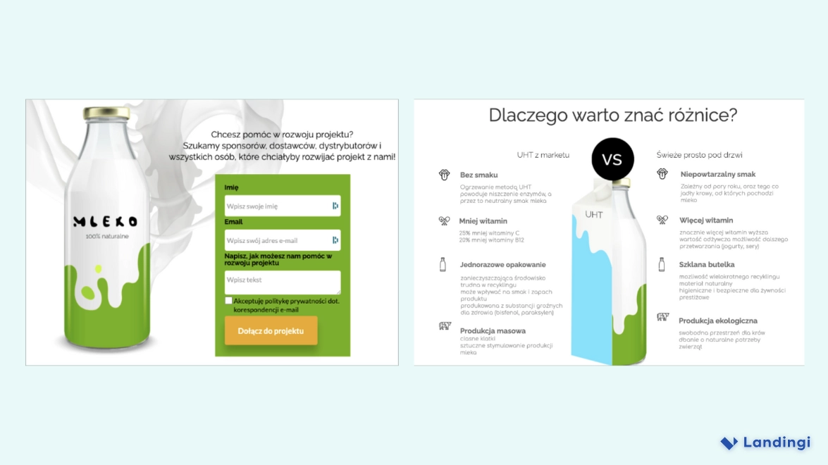 kaman campaign landing page