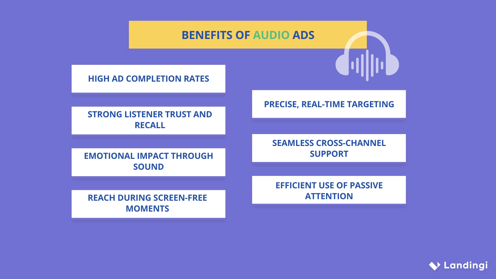 benefits of audio ads – infographics