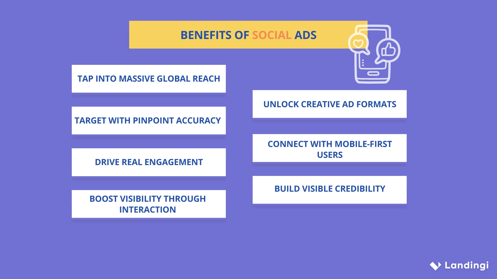 benefits of social ads – infographics