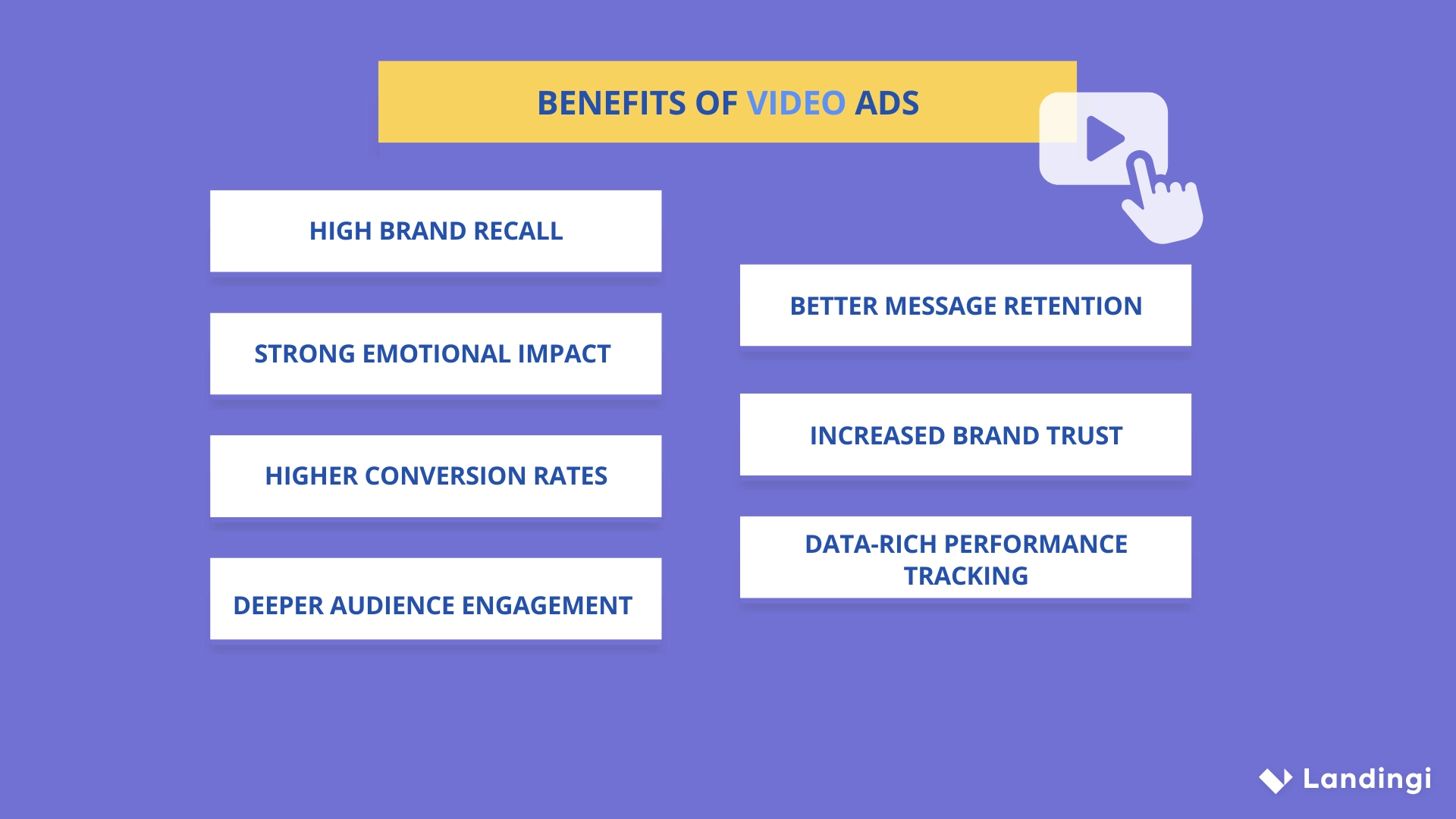 benefits of video ads – infographics